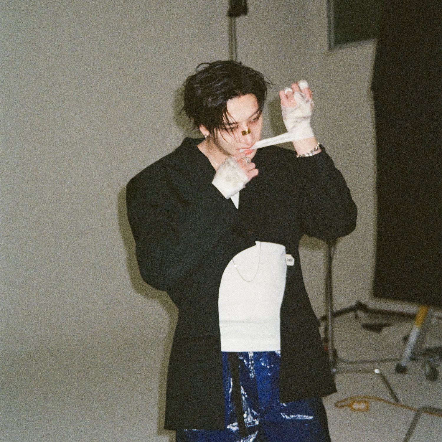 A moment captured by Bang Chan (Stray Kids)'s fan