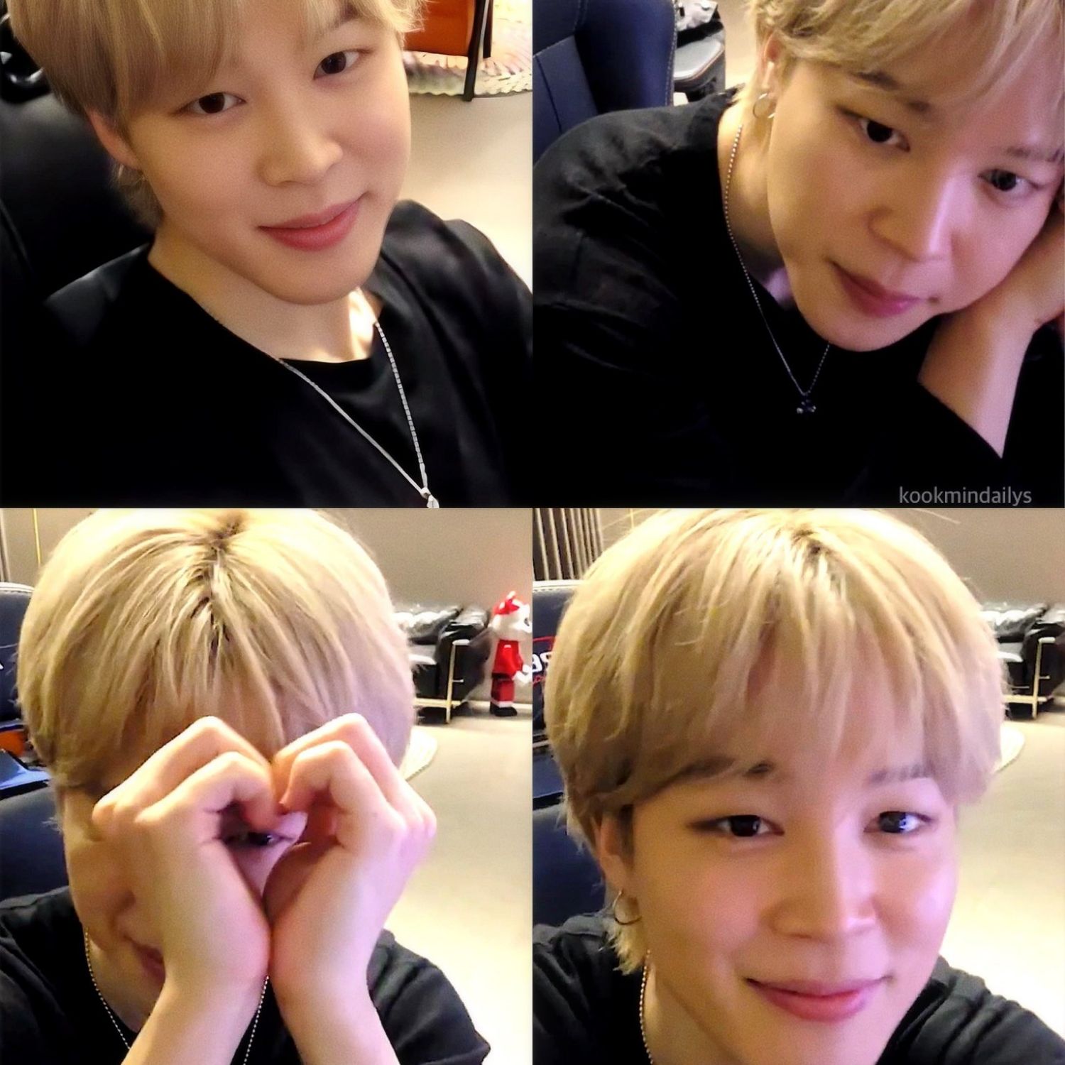 Recent activity shot of Jimin (BTS)