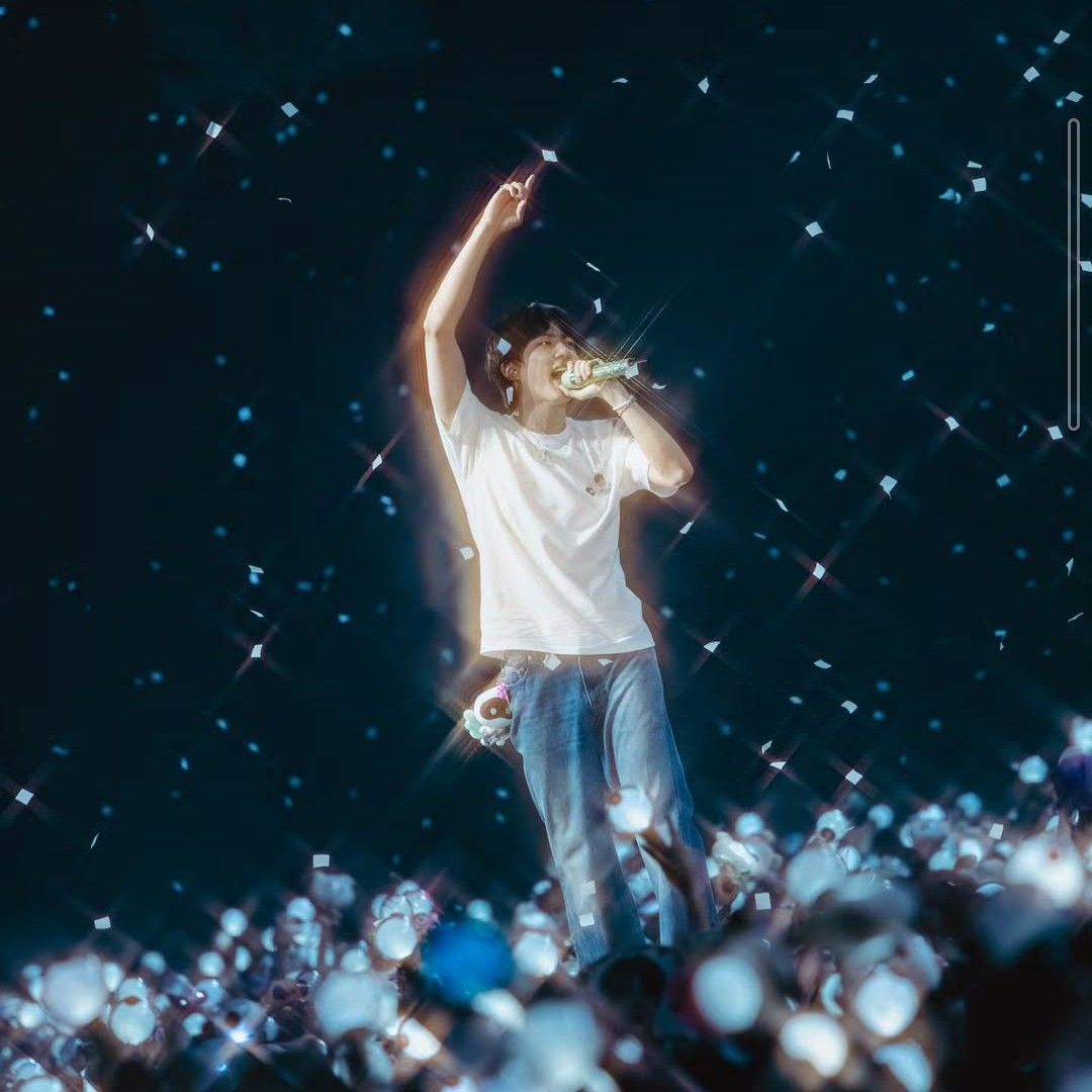 Recent activity shot of Jin (BTS)