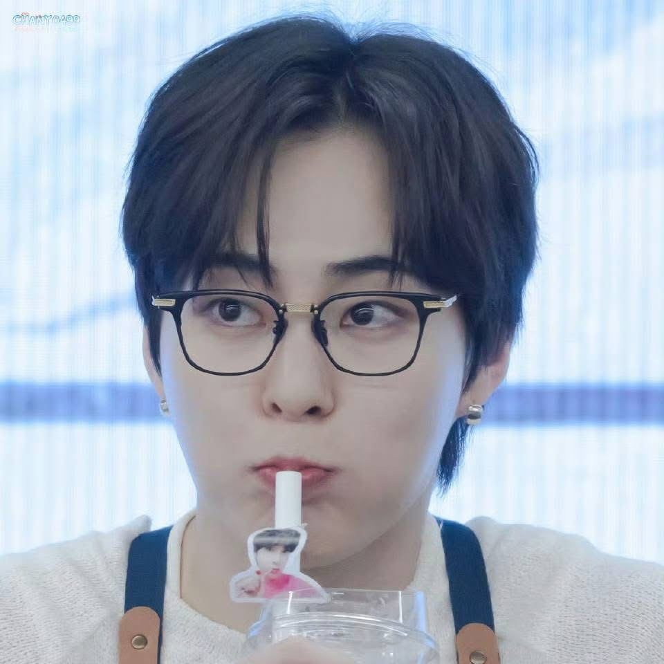 Recent activity shot of Xiumin (EXO)