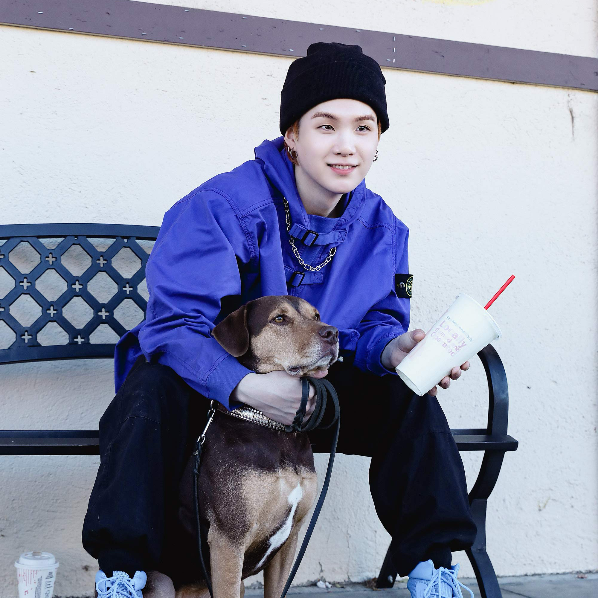 A moment captured by SUGA (BTS)'s fan