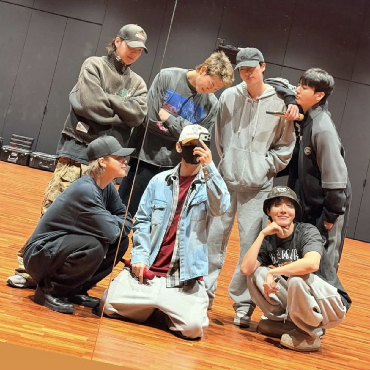 BTSの舞台裏ショット