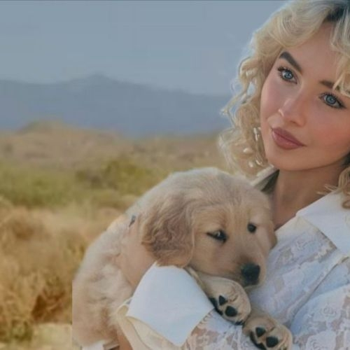 Behind-the-scenes cut of Sabrina Carpenter