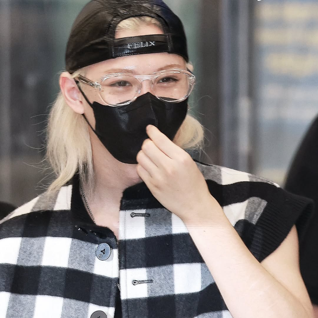 A moment captured by Felix (Stray Kids)'s fan