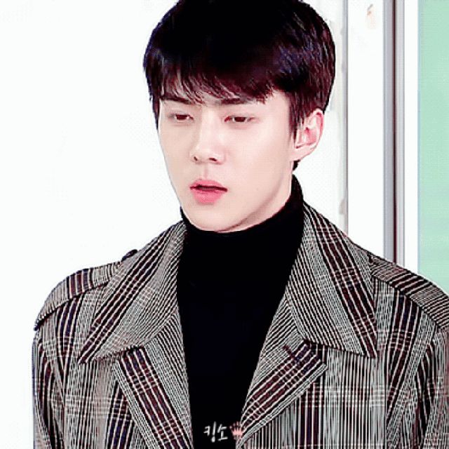 Recent activity shot of Sehun (EXO)