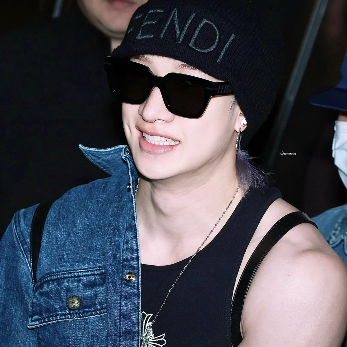 A moment captured by Bang Chan (Stray Kids)'s fan