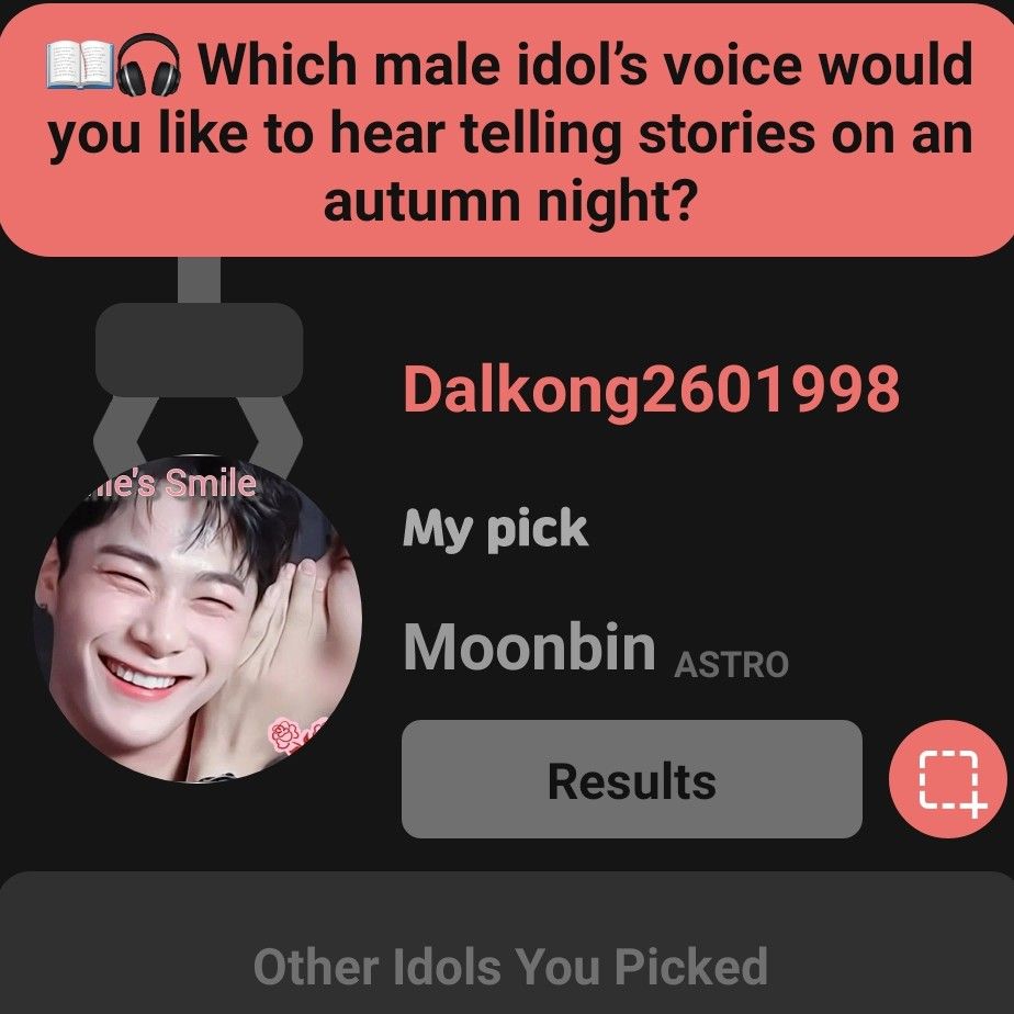 Recent activity shot of Moonbin (ASTRO)