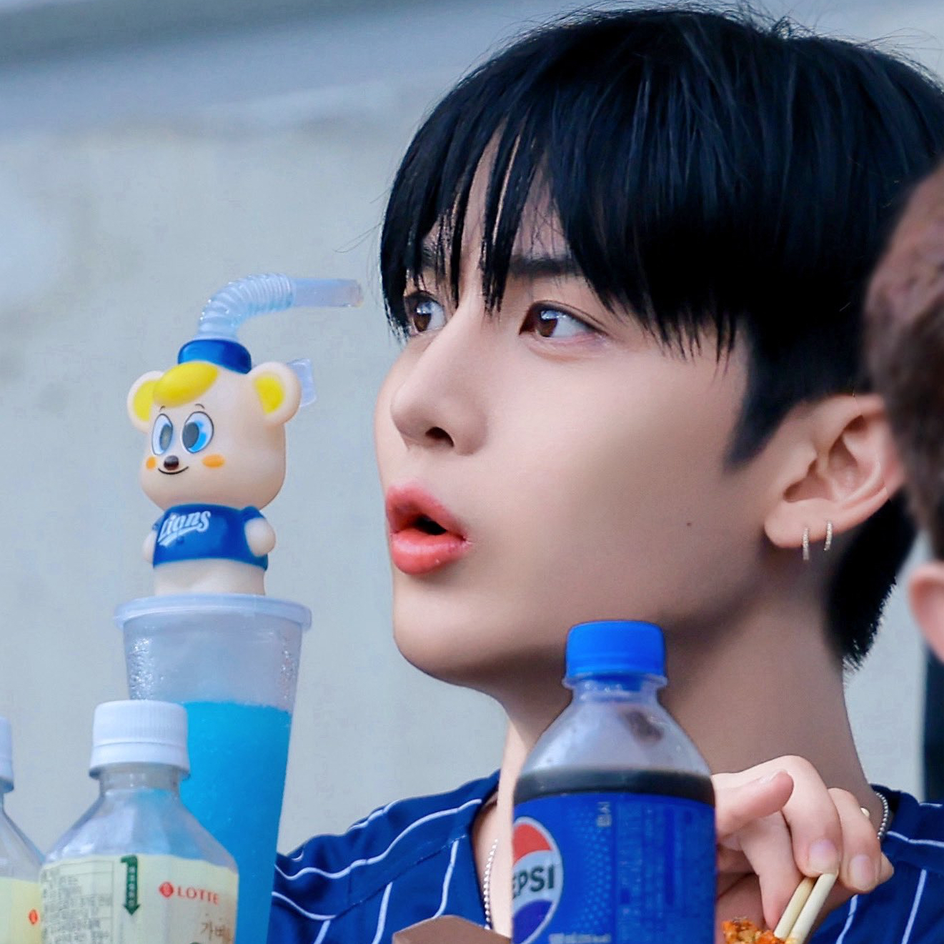 A moment captured by Bae Jinyoung's fan