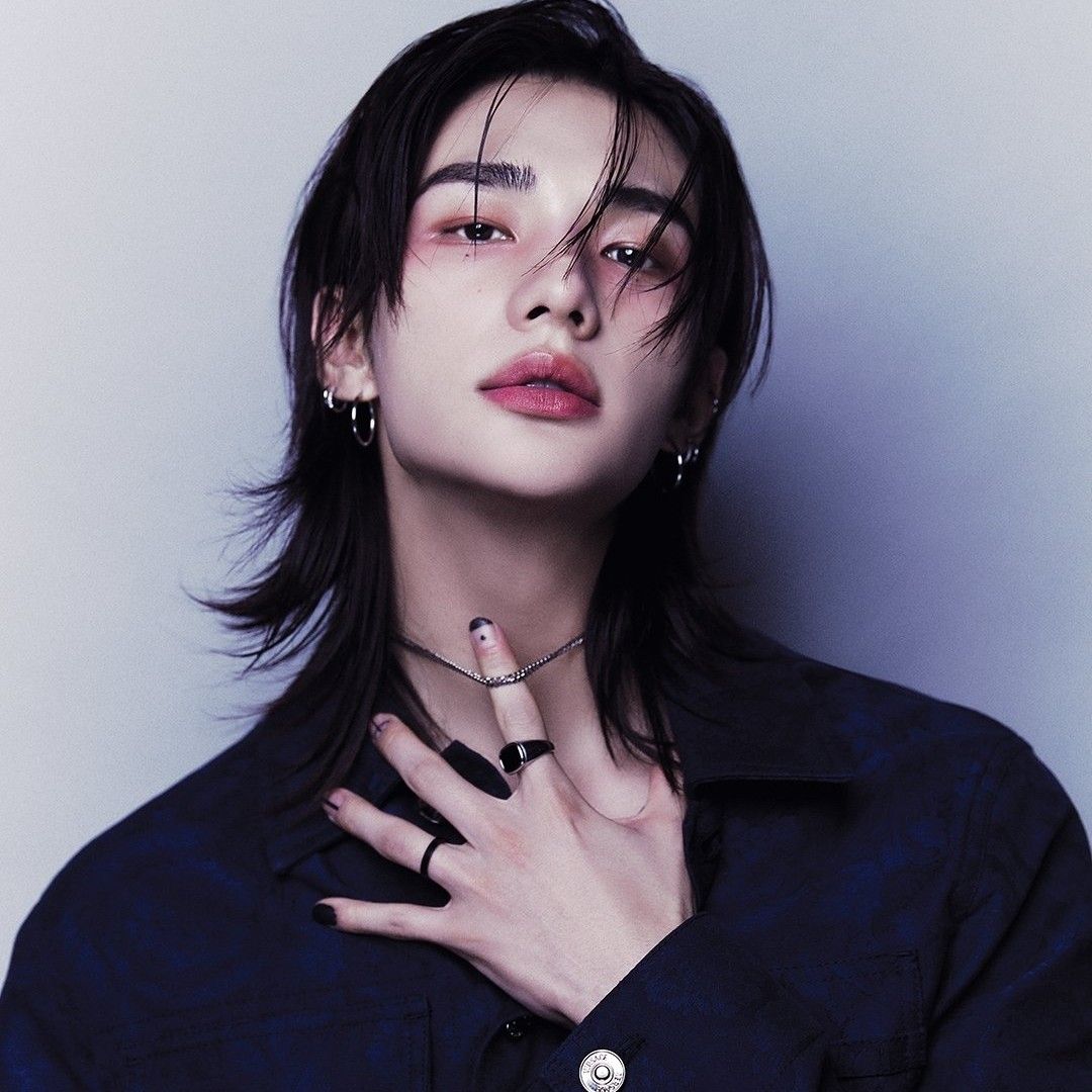 Recent activity shot of Hyunjin (Stray Kids)
