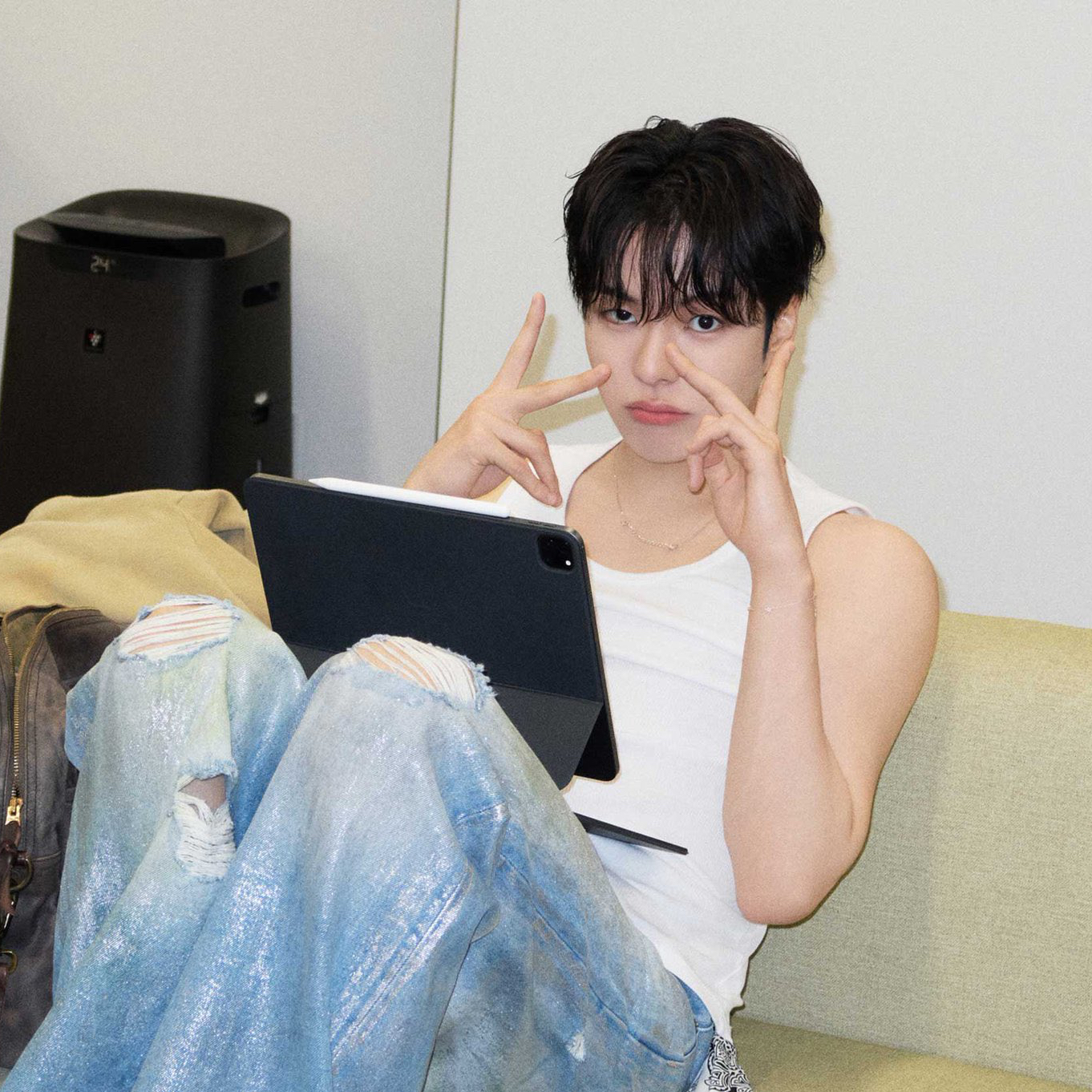 Recent activity shot of Yoon Jaehyuk (TREASURE)