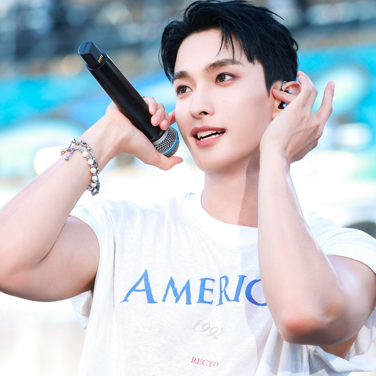 Recent activity shot of DK (SEVENTEEN)