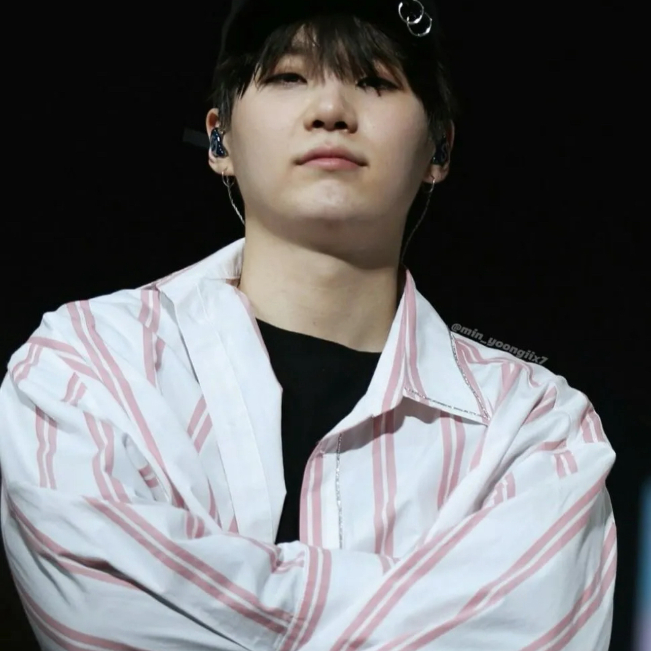 A moment captured by SUGA (BTS)'s fan