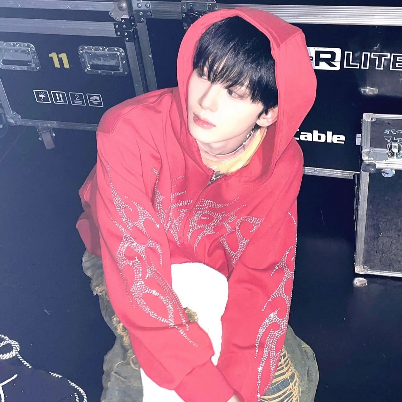 Recent activity shot of Minjae (Xikers)