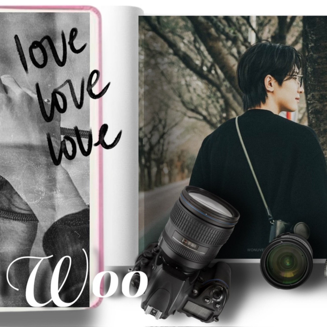 A moment captured by Wonwoo (SEVENTEEN)'s fan