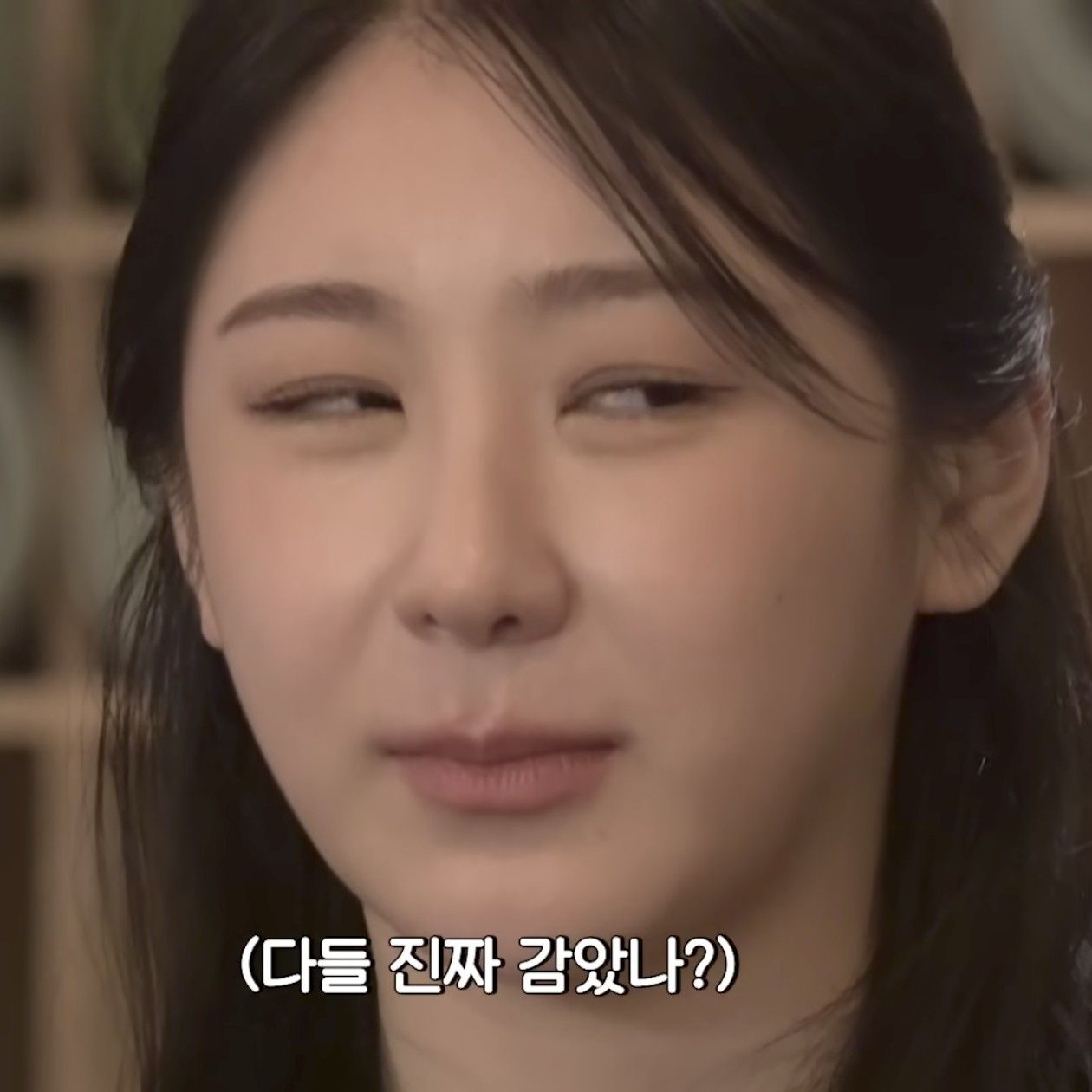 Behind-the-scenes cut of Lee Chaeyeon