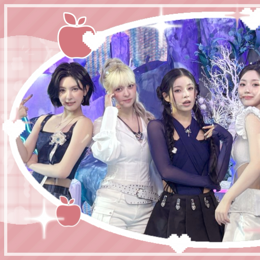 Recent activity shot of NMIXX