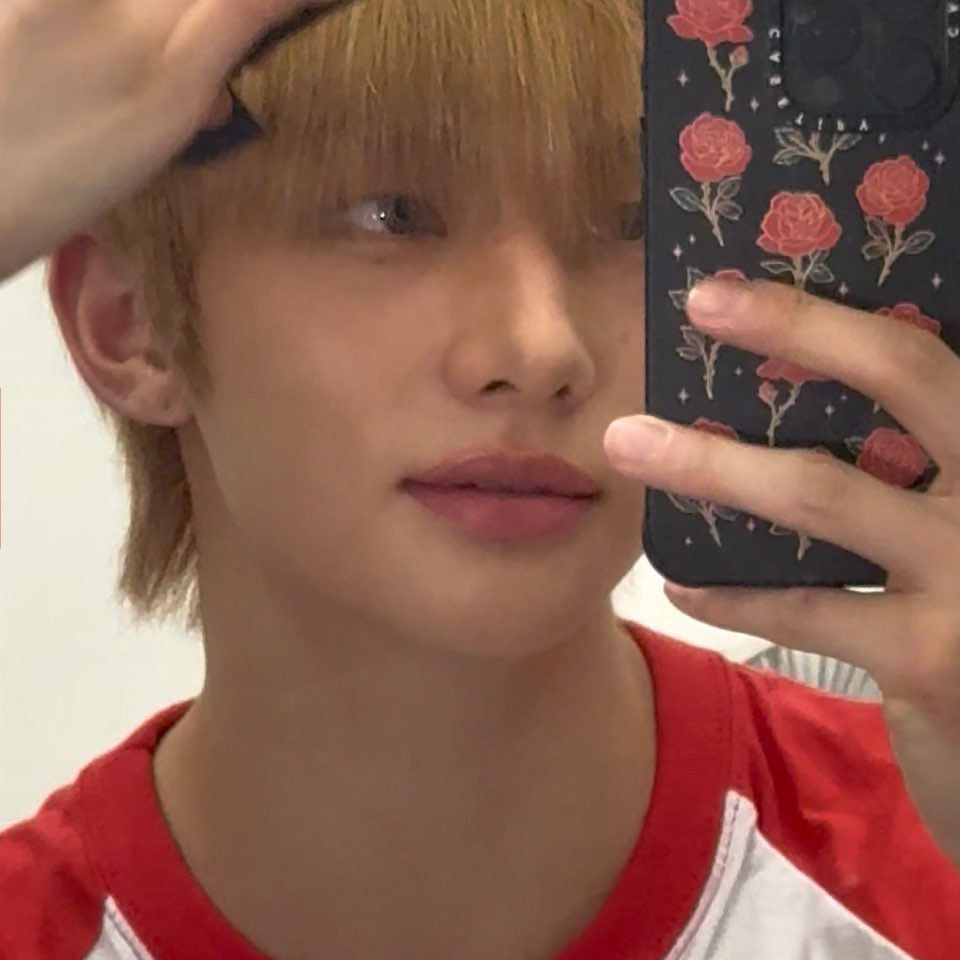A moment captured by Hyunjin (Stray Kids)'s fan