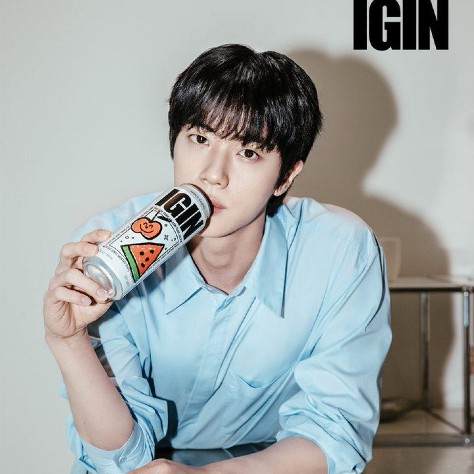 Recent activity shot of Jin (BTS)