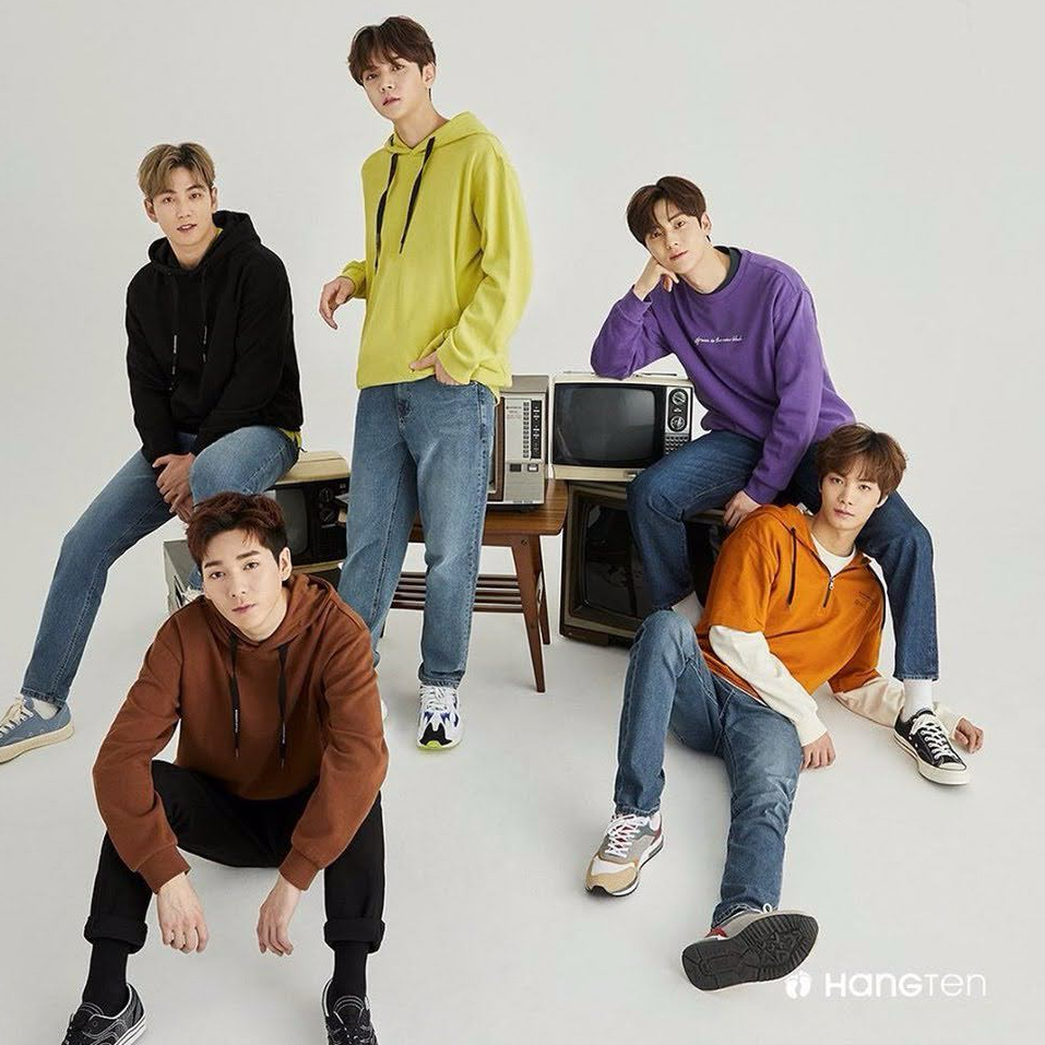 Recent activity shot of NU'EST