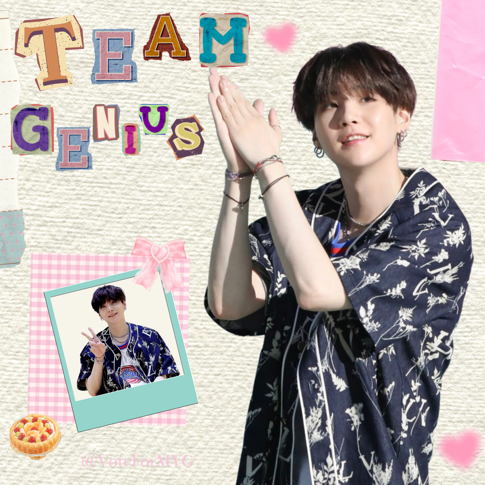 Recent activity shot of SUGA (BTS)
