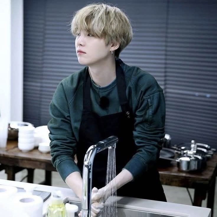 Recent activity shot of SUGA (BTS)
