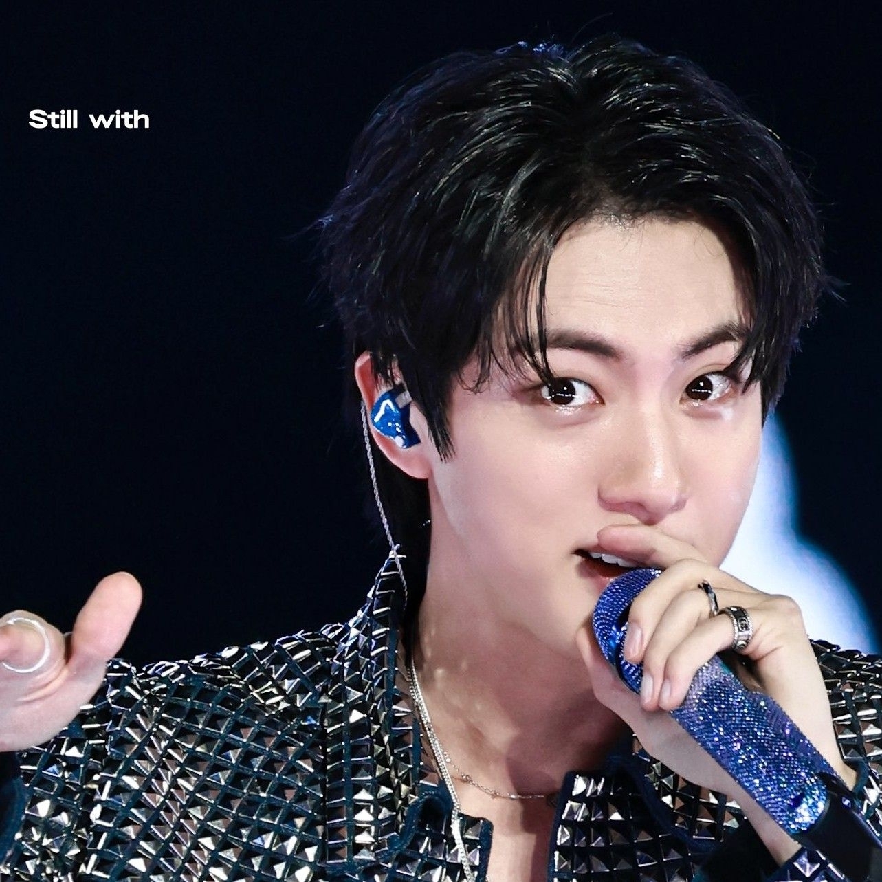 A moment captured by Jin (BTS)'s fan