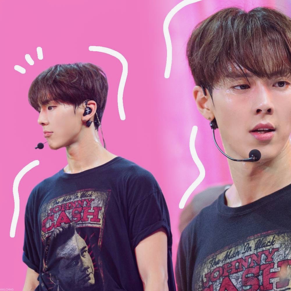 Recent activity shot of Shownu (MONSTA X)