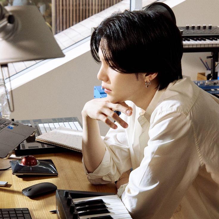 Recent activity shot of SUGA (BTS)