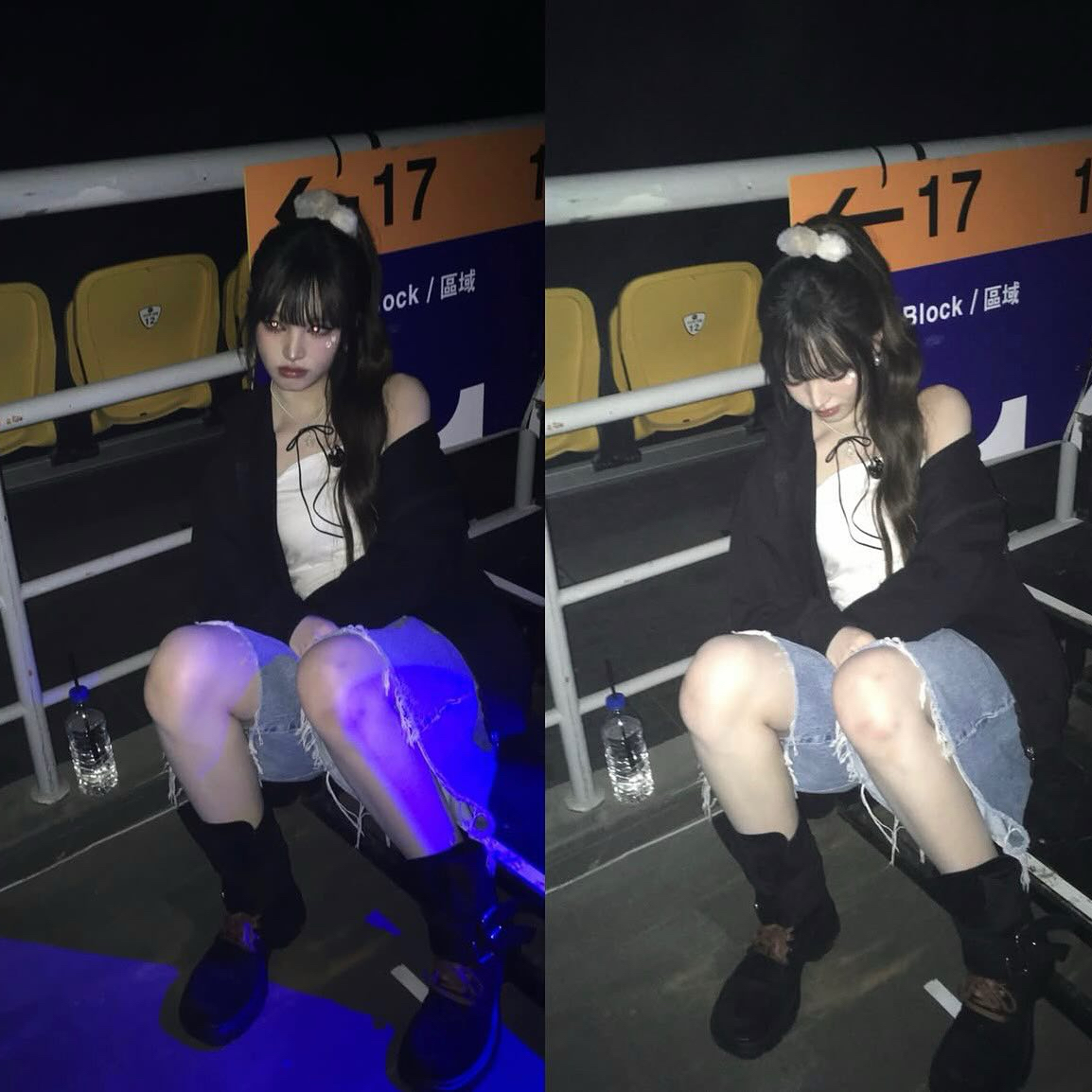 A moment captured by LIZ (IVE)'s fan