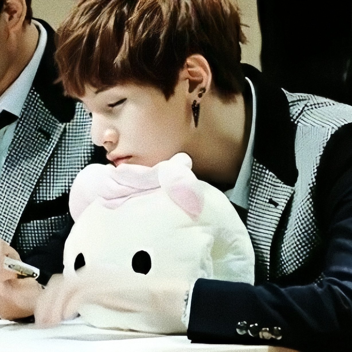 A moment captured by SUGA (BTS)'s fan