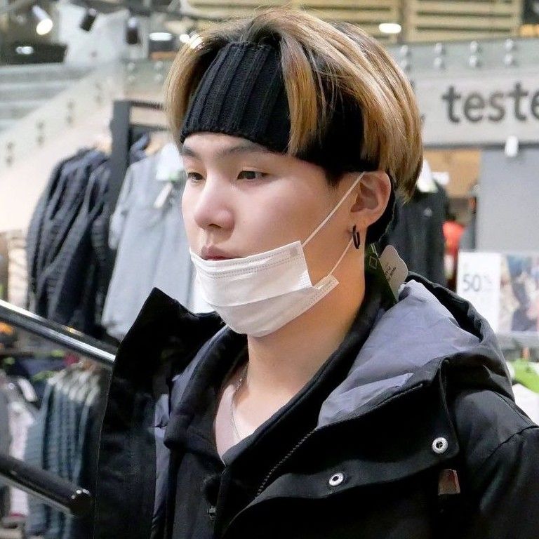 Recent activity shot of SUGA (BTS)