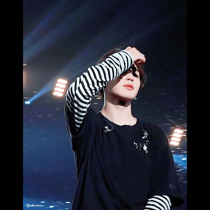 Recent activity shot of Jimin (BTS)