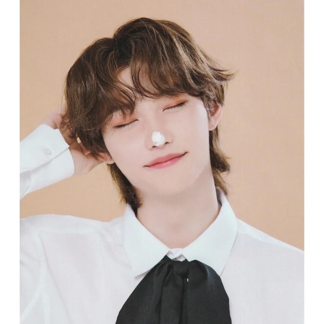 A moment captured by Felix (Stray Kids)'s fan