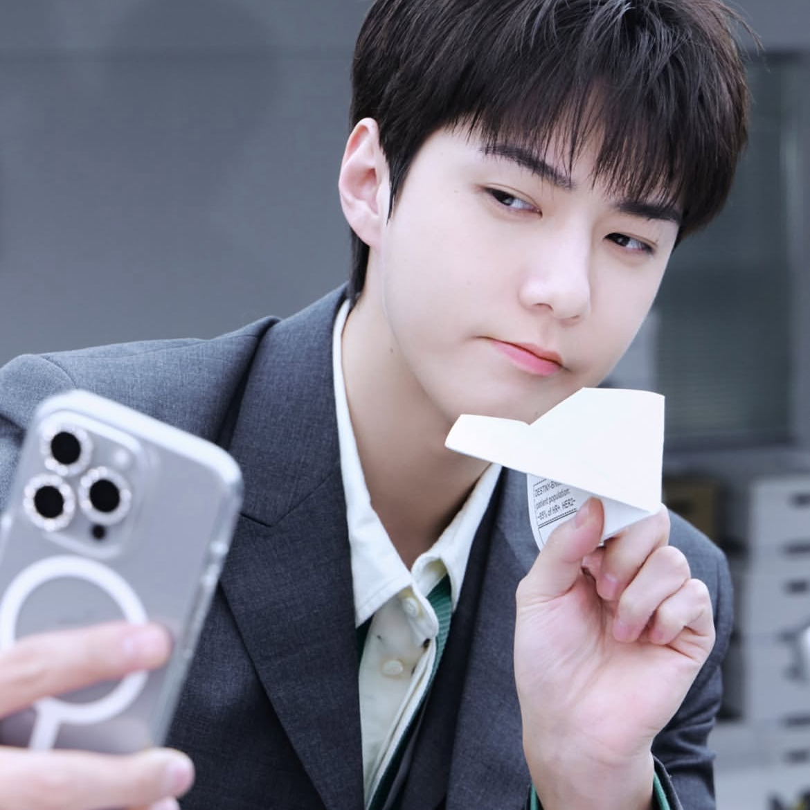 Recent activity shot of Sehun (EXO)