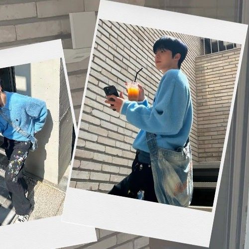 Recent activity shot of Yunho (ATEEZ)