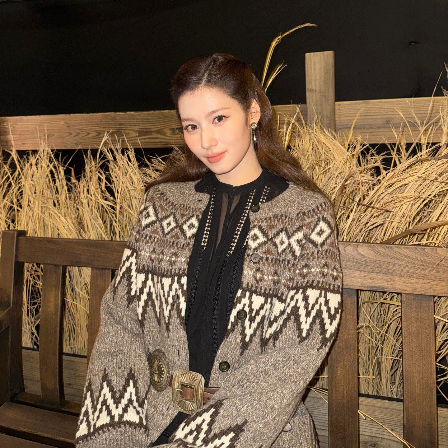 Recent activity shot of Sana (TWICE)