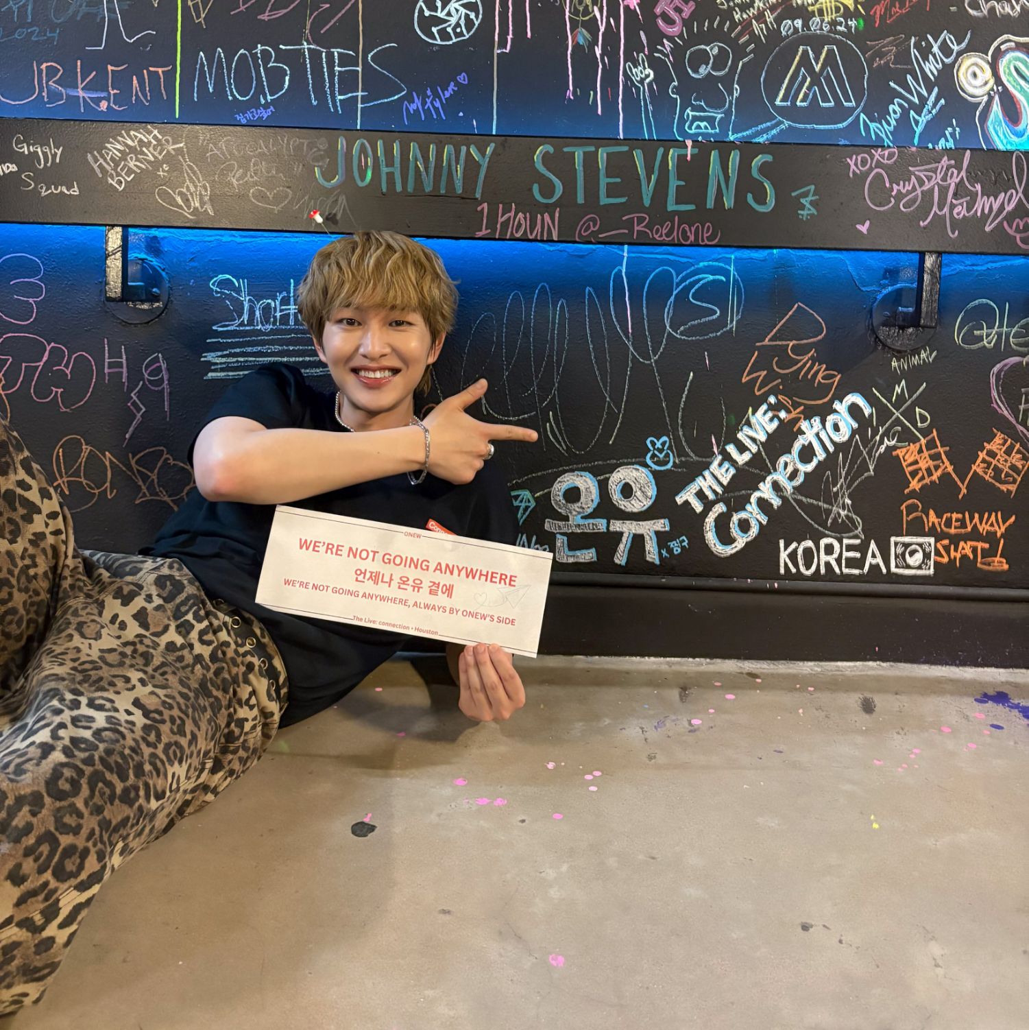 Recent activity shot of Onew (SHINee)