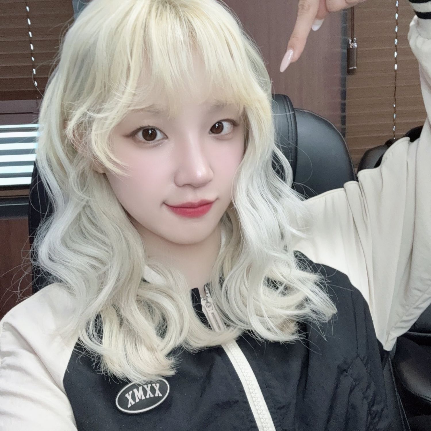 A moment captured by Yuqi (i-dle)'s fan