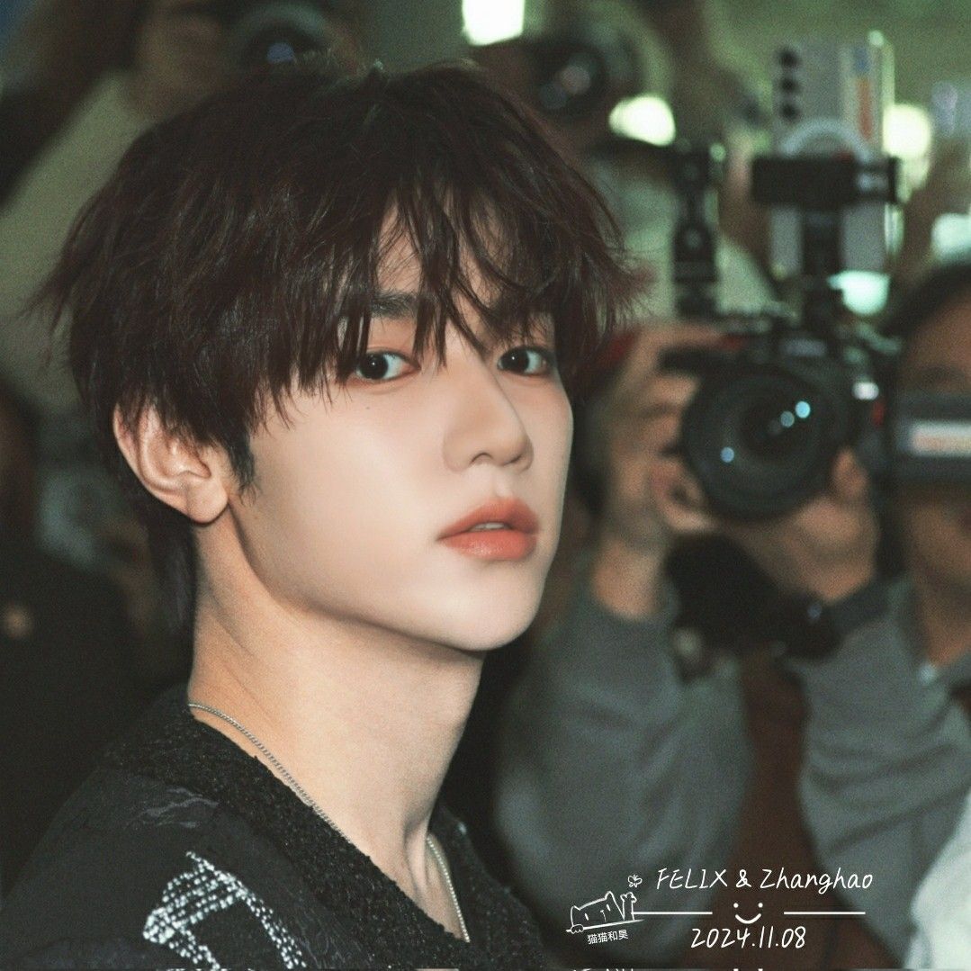 Recent activity shot of Zhang Hao (ZEROBASEONE)