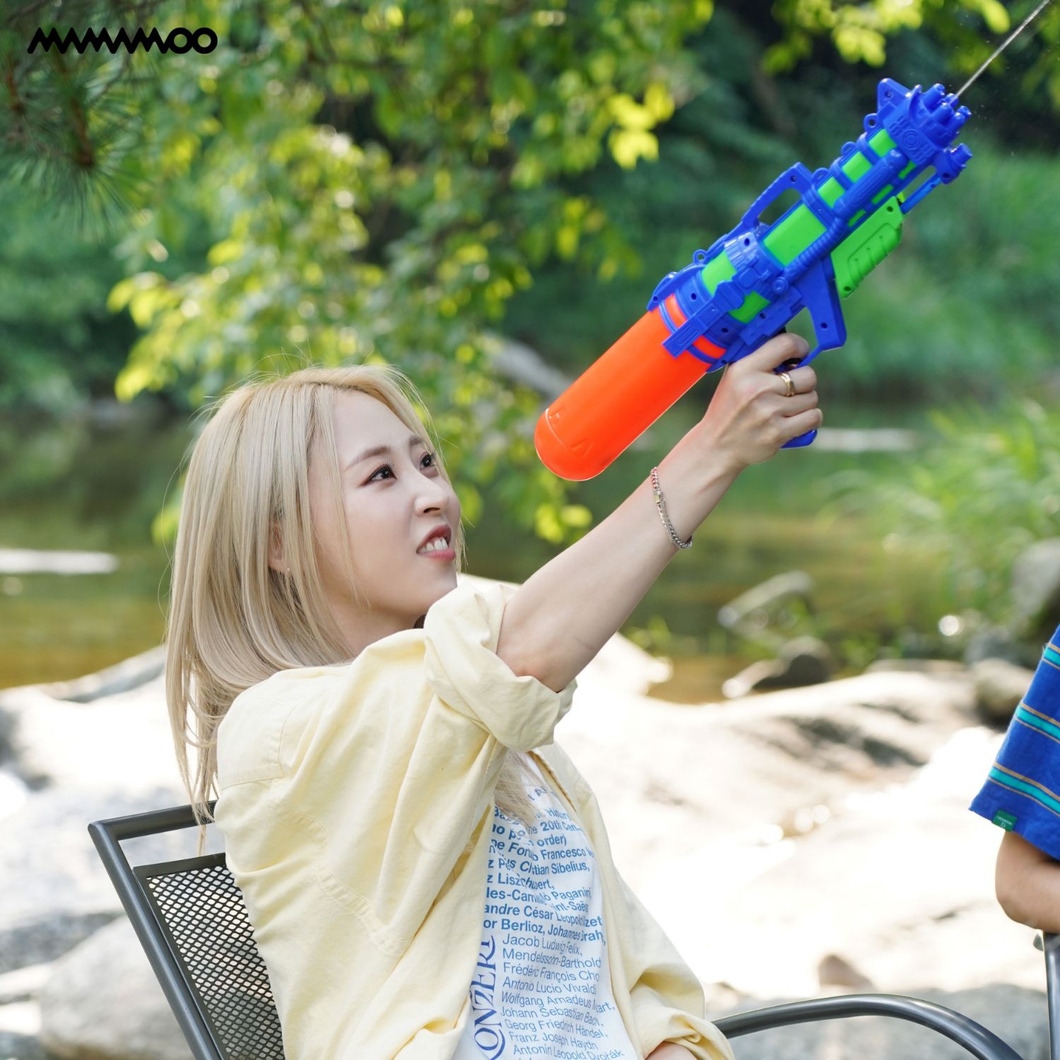 A moment captured by Moonbyul (MAMAMOO)'s fan