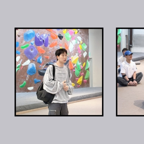 A moment captured by Joohoney (MONSTA X)'s fan