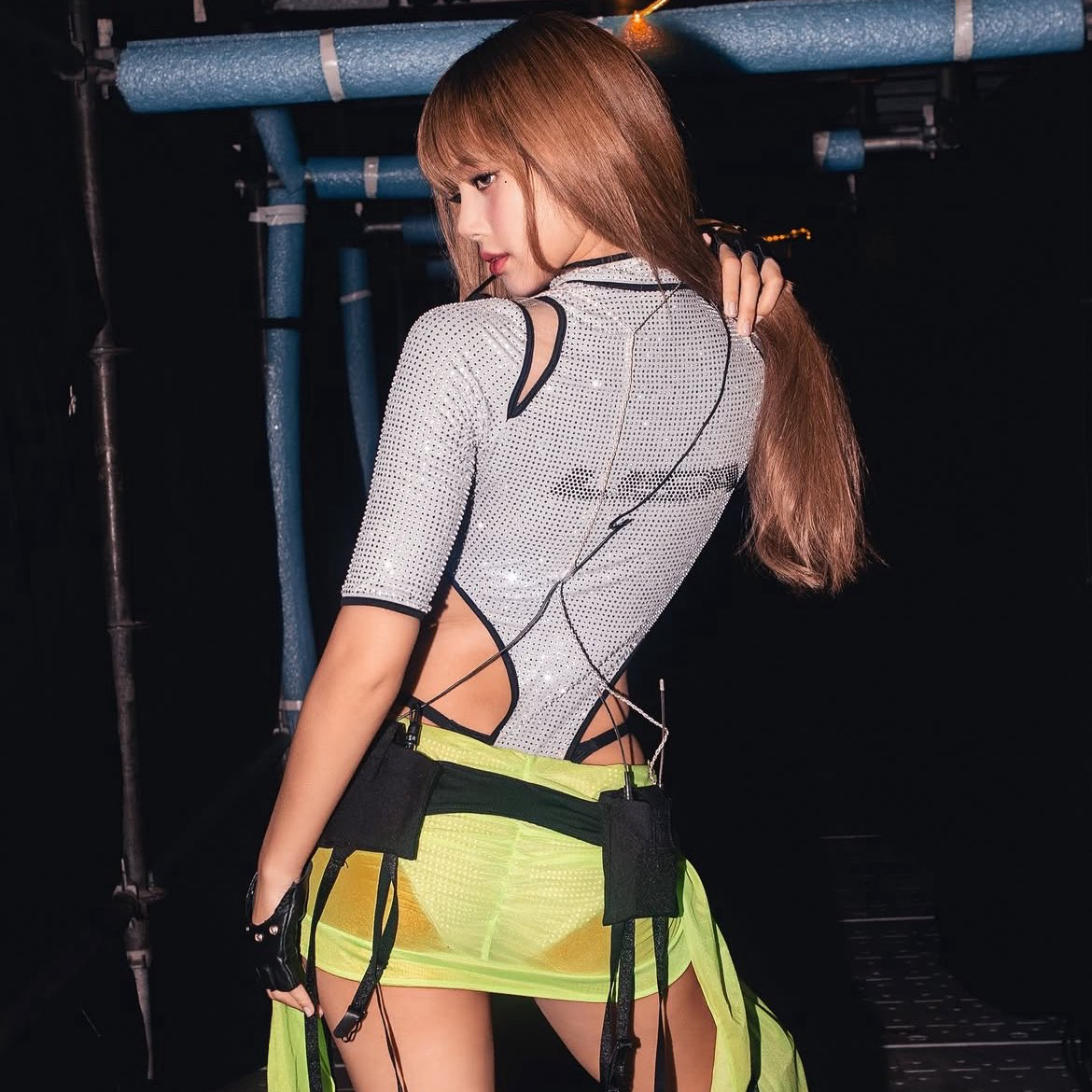 A moment captured by Lisa (BLACKPINK)'s fan