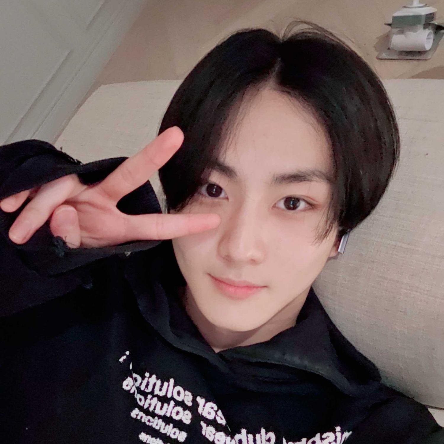 Recent activity shot of Jungwon (ENHYPEN)