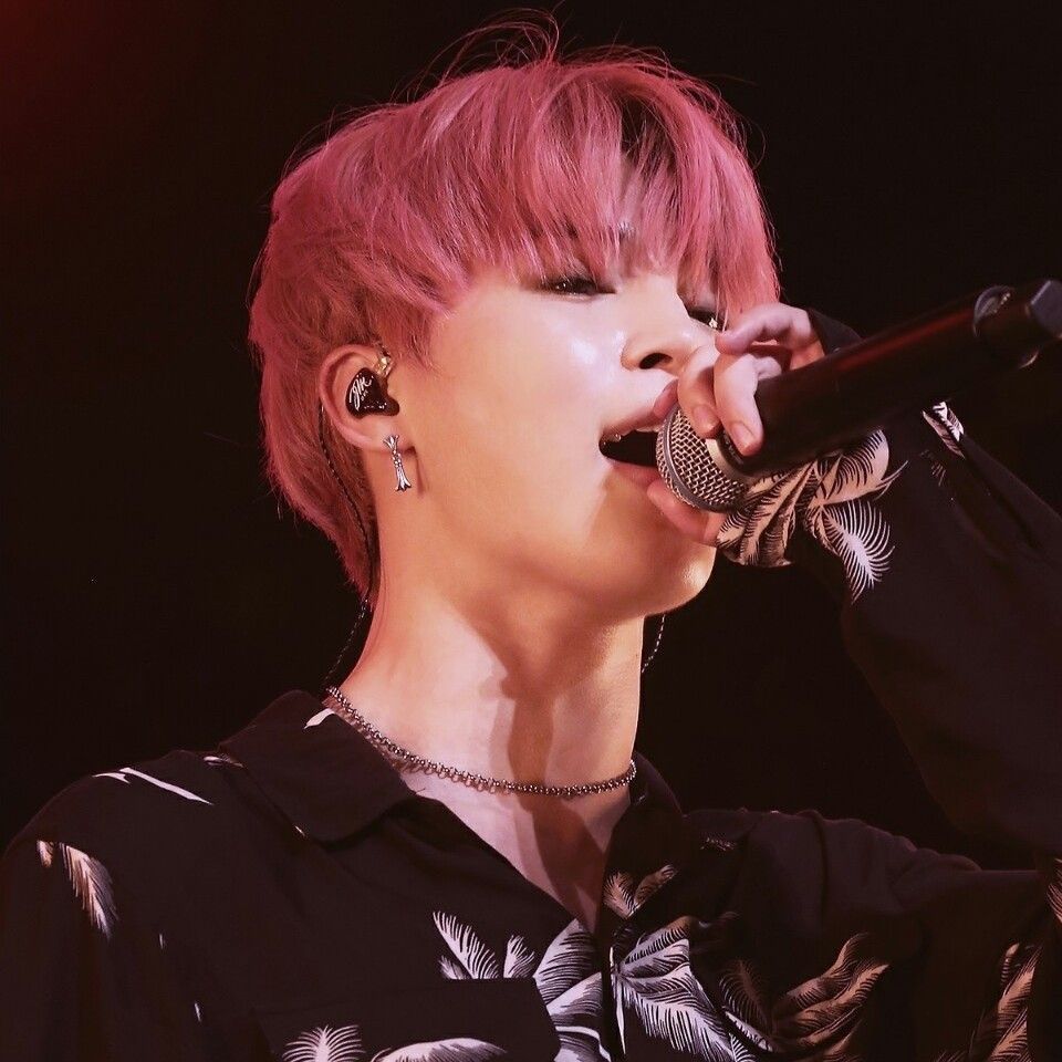 Recent activity shot of Jimin (BTS)