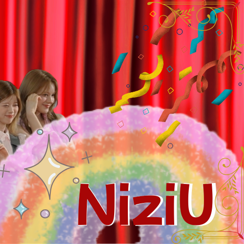 A moment captured by NiziU's fan