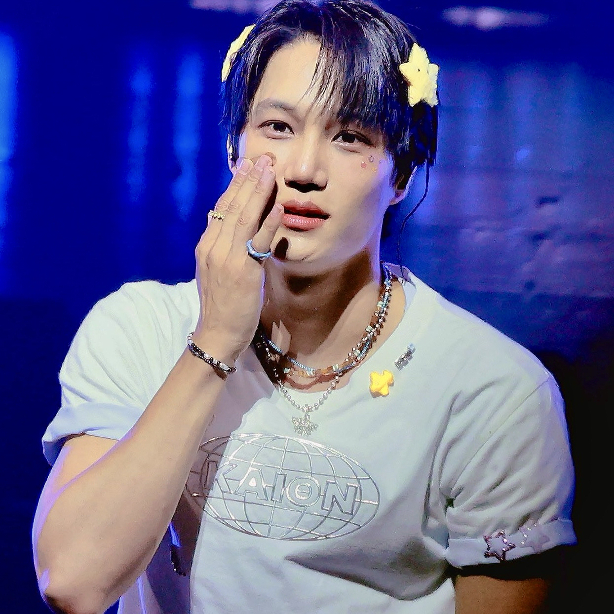 Recent activity shot of Kai (EXO)