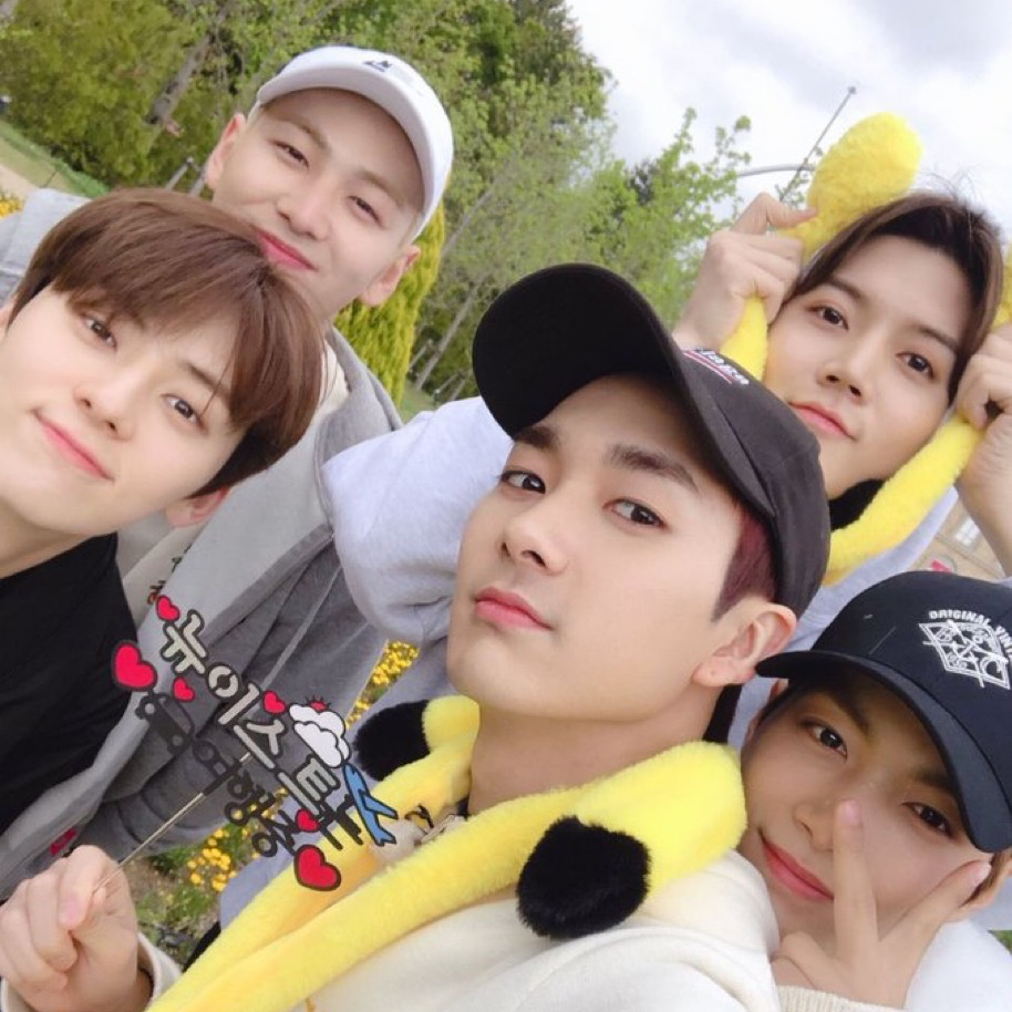 Recent activity shot of NU'EST