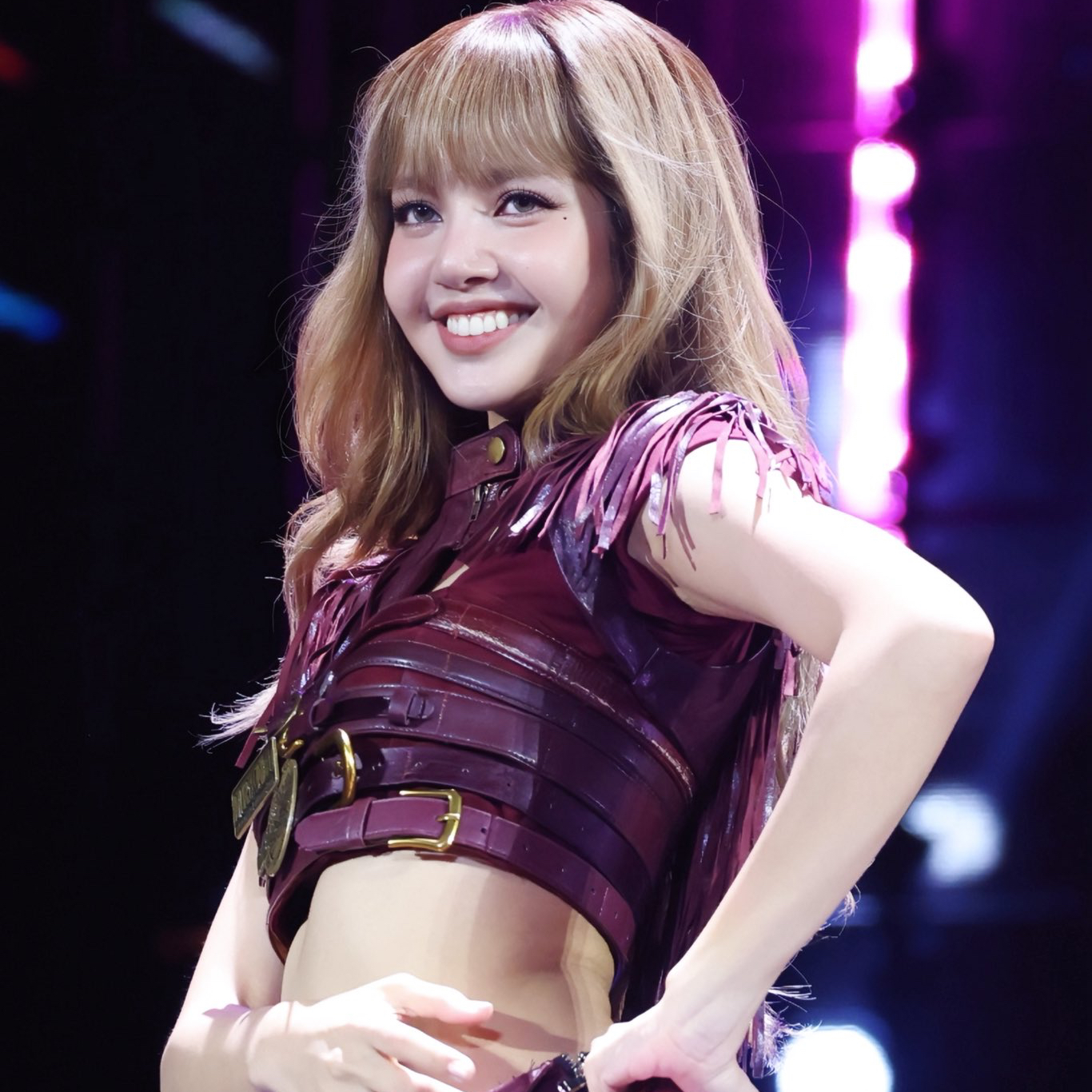 A moment captured by Lisa (BLACKPINK)'s fan