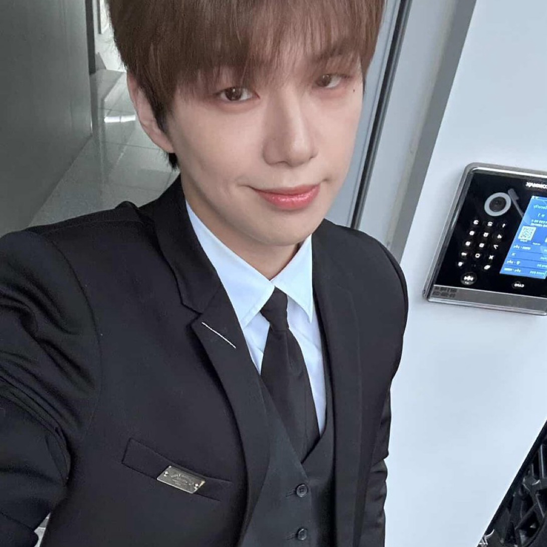 A moment captured by Kang Daniel's fan