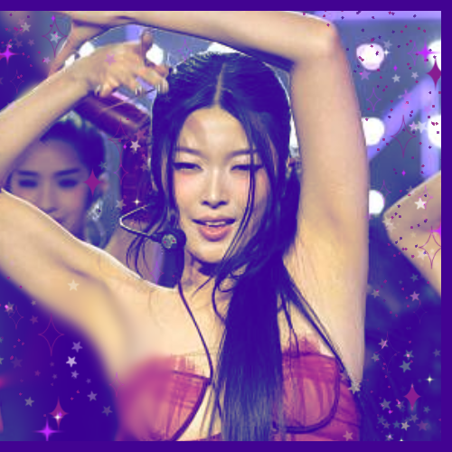 A moment captured by Yoonchae (KATSEYE)'s fan